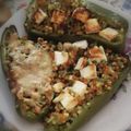 Cooksnap από Πετρος Καραγιαννης στη συνταγή Χρωματιστές πιπεριές γεμιστές με κους κους λαχανικών♠💜