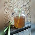 Cooksnap dari Rieriz MoMo untuk resep Teh sereh madu dengan jeruk nipis untuk cuaca hujan