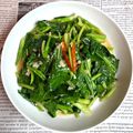 รูป Cooksnap ของ POMMY KITCHEN เมื่อเขาทำ คะน้าปลาเค็ม