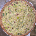 El cooksnap de Georgina Delgado cuando hizo Tarta de cebolla, puerros y panceta.