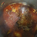 El cooksnap de isarago cuando hizo Manitas de cerdo en salsa.