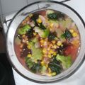 Cooksnap dari Florenza Vlay,lw untuk resep Sayur bening bayam jagung brokoli