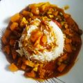 GaRnish Kitchen by Gunjan's cooksnap of when they made Spicy Mango Curry With Rice.