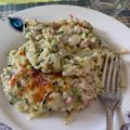El cooksnap de Laura cuando hizo 612. Gratinado de calabacín y jamón serrano (principal verdura).