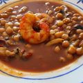 El cooksnap de Soniaacca cuando hizo Garbanzos con sepia y gambones.