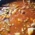 El cooksnap de chony cuando hizo Pollo a la jardinera.