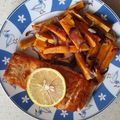 Rudolph Mónika Cooksnap-ja, amikor elkészítette a(z) Lazac steak & lilahagymás édesburgonya receptet.