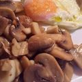 El cooksnap de Jose Cañadas "Salt&Pepper" cuando hizo Champiñones al ajillo.🍄🍄.