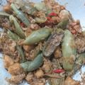 Cooksnap dari Rezeki Qiqi untuk resep Oseng Terong Udang Papay
