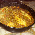 El cooksnap de chiara416 cuando hizo Pechuga de pollo a la portuguesa versión express y light.