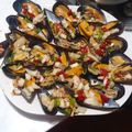 El cooksnap de Pepe cuando hizo Mejillones en vinagreta.