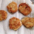 El cooksnap de Lucrecia Mata cuando hizo Tortitas de patata con pollo deshebrado.