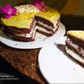 El cooksnap de Zaida TC @alquimiasfood cuando hizo Tarta de chocolate y coco.