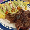 El cooksnap de Alexandra Solis cuando hizo Omelette relleno de jamón y bell peper.