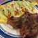 El cooksnap de Alexandra Solis cuando hizo Omelette relleno de jamón y bell peper.