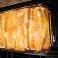 Lauren H's cooksnap of when they made Extreme cheesy ckicken enchiladas.