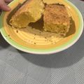 El cooksnap de raquelgonzalez cuando hizo Sopa paraguaya con cebolla. 🇵🇾.