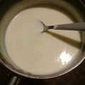 El cooksnap de Yesica Palau cuando hizo Crema de leche casera.