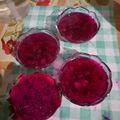 Cooksnap dari Yulia Rahmi untuk resep Agar Agar Buah Naga merah merona