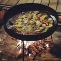 El cooksnap de Sheila D'Alessandro cuando hizo Pollo al disco o cacerola.