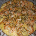 El cooksnap de Mayte Ruiz Rodriguez cuando hizo Tortilla abierta con Patatas fritas, Espárragos y Langostinos.