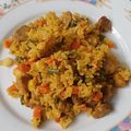 El cooksnap de Beatriz De Asín cuando hizo Arroz con chancho.