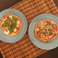 El cooksnap de Veronica cuando hizo Pizza con base de coliflor.