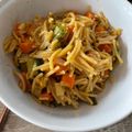 El cooksnap de Débora Cantero Martínez cuando hizo Fideos teriyaki con verduras.