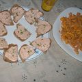El cooksnap de Rebe cuando hizo Queso y erizos de mar.