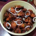 Jhansi's cooksnap of when they made Chicken methi kabab.