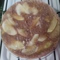 El cooksnap de Febe Ortega cuando hizo Torta invertida de manzana en microondas (en solo 10 minutos).