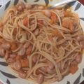 El cooksnap de Denisse Obando cuando hizo Porotos con riendas.