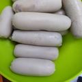 Cooksnap dari Gerai Bunda Faris untuk resep Sosis kw homemade | sosis bakar