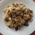 El cooksnap de Julián cuando hizo Arroz con champiñones.