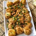 Cooksnap Salina Jalaludin semasa beliau membuat Tauhu Bergedil.