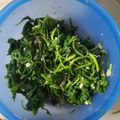 Cooksnap dari Arnelly Rosiana untuk resep Side Dish: Sigeumchi Namul / Lalapan Bayam ala Hanamasa