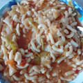 El cooksnap de John Newton cuando hizo Repollo con fideos.