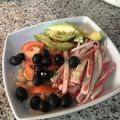El cooksnap de pakito cuando hizo Ensalada de alubias con aguacate y surimi.