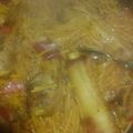 El cooksnap de rosa cuando hizo Fideos a la cazuela.