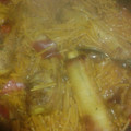 El cooksnap de rosa cuando hizo Fideos a la cazuela.