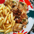 El cooksnap de Jose Caballero cuando hizo Marrajo con salsa de cebolla.