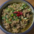 Hsiao Cathy 的 香菜牛肉末 cooksnap
