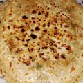Neelam Khurram's cooksnap of when they made Mooli bhary parathy.