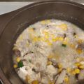 Ernest Lee 的 雞肉玉米菇菇粥 cooksnap