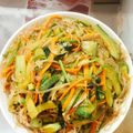 Cooksnap của Đỗ Ngọc Hân khi họ làm theo món Miến trộn cung đình (Hàn Quốc)