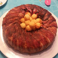 El cooksnap de Noemí Guillamón cuando hizo Pastel de carne con bacon y huevo.