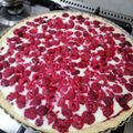 El cooksnap de Carla Cancino Andrade cuando hizo Kuchen arándano frambuesa.