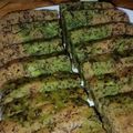 Cooksnap dari Dapur kinara untuk resep 61. Bolu Kukus Pisang Pandan no Mixer Takaran Sendok