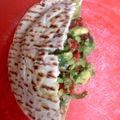 Brittany Cooper's cooksnap of when they made Chicken Avocado Pitas.
