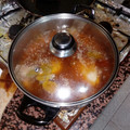 El cooksnap de José Domingo Box cuando hizo Fricasé de Pollo.